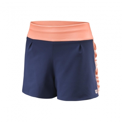 Wilson Spodenki tenisowe Short Core 2.5in krótkie peacoat niebieskie dla dziewczynek